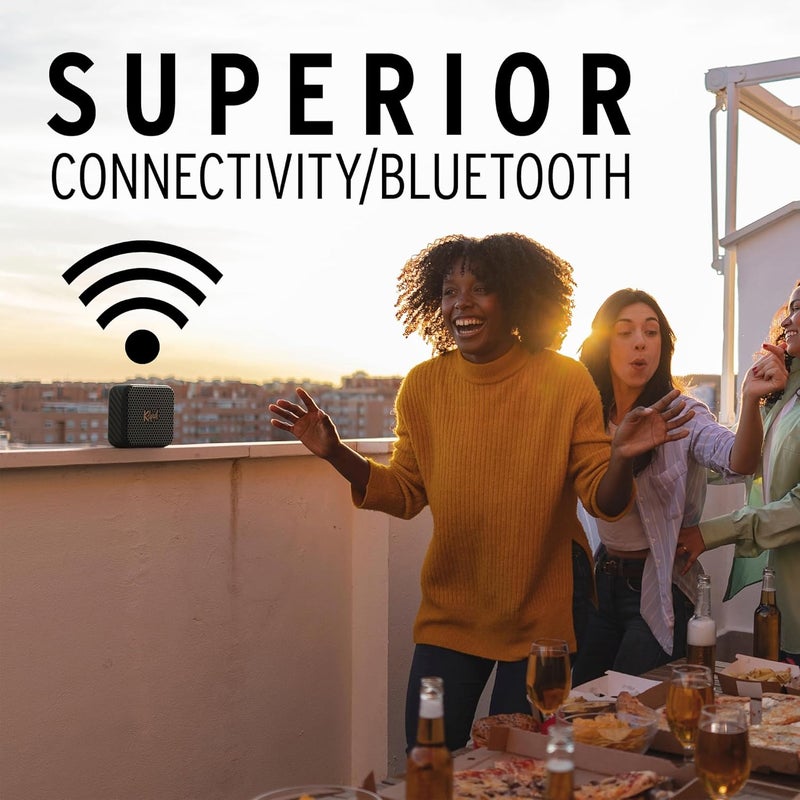 Klipsch The Austin Portable Bluetooth Speaker with 1.5-Inch Full-Range Driver, Ip67 Dust and Waterproof, Black - Image 5