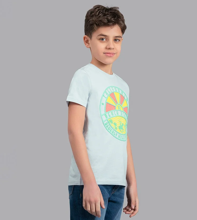 BEVERLY HILLS POLO CLUB Printed Regular Fit T-Shirt