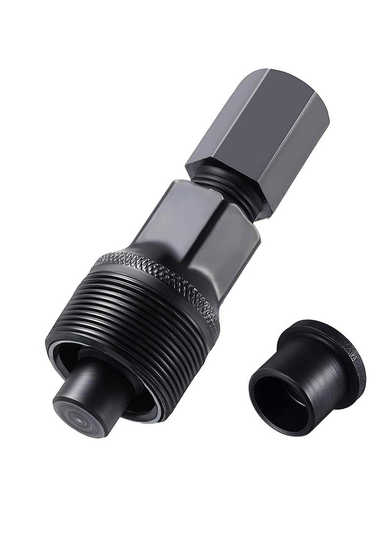 Yakumuz Crank Remover Yakumuz Bicycle Crank Puller Bike Crankset Crank Arm Puller Compact Crank Puller Cycling Power Pull Crank Pulley Tool Repair Maintenance Remover for Bikes, Black  - Image 1