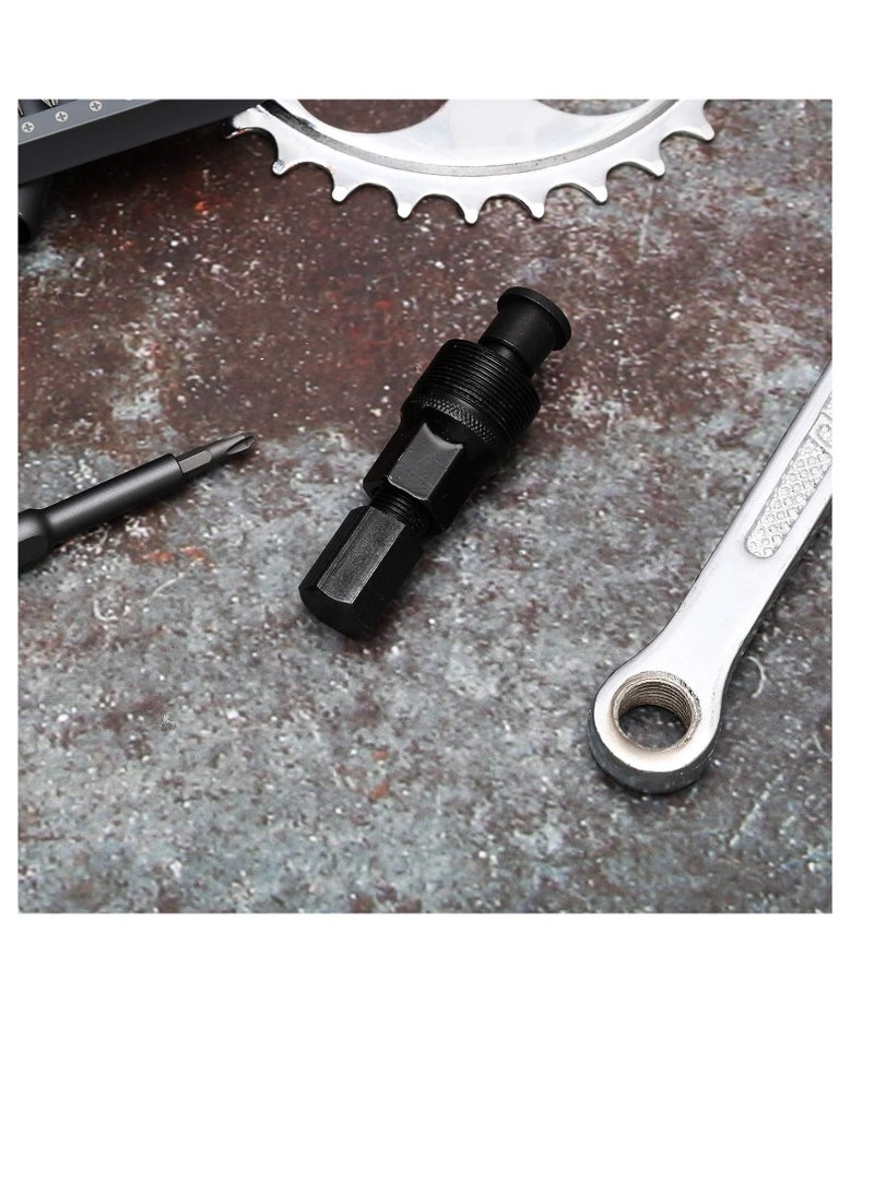 Yakumuz Crank Remover Yakumuz Bicycle Crank Puller Bike Crankset Crank Arm Puller Compact Crank Puller Cycling Power Pull Crank Pulley Tool Repair Maintenance Remover for Bikes, Black  - Image 4