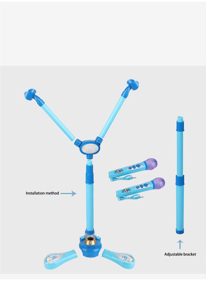 ميكروفون أطفال قابل للتعديل مع ضوء وموسيقى، متصل بجهاز MP3، دمية - Image 2