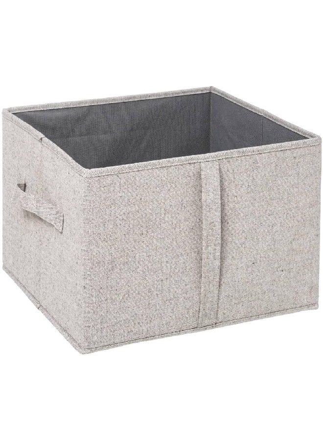 Five Simply Smart Orga Polypropylene and Polyester Foldable Storage Box with Lid Light Grey 25 x 31 x 35 cm 181252 - Image 5