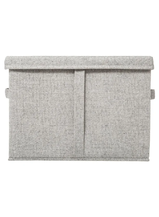 Five Simply Smart Orga Polypropylene and Polyester Foldable Storage Box with Lid Light Grey 25 x 31 x 35 cm 181252