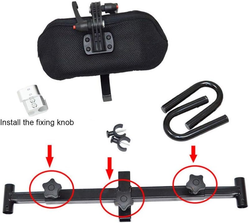 klarako Wheelchair Headrest Neck Support, Headrest Cushion for Wheelchair, Adjustable Cervical Spine Headrest Cushion Head Support, Comfortable Seat Back Cushion Pillow(22mm clamp Block) - Image 2