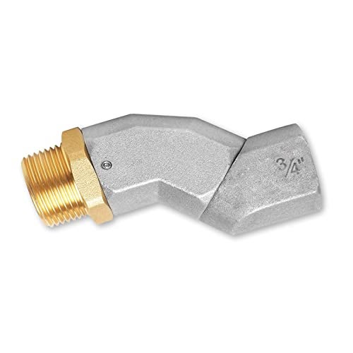 YIENAKFUN 3/4 Inch NPT Fuel Hose Swivel 360 Rotating Connector for Fuel Nozzle Multi Plane Fuel Plane Swivel - Image 1