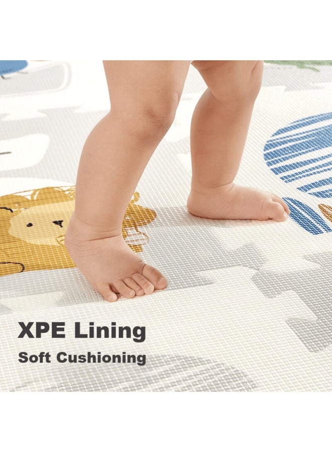 Kub Baby Crawling Mat, Interlocking Thickened Xpe, Infant Play Mat, Living Room Children's Floor Mat, 6 Pieces - 165*112.5*2cm - Image 1