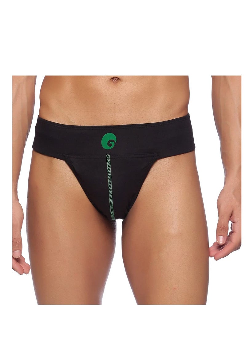 omtex Athletic Neo Stretchable Supporter Back Covered with Cup Pocket, Ideal for Workout and Sports Quick Dry Moisture Wicking Underwear