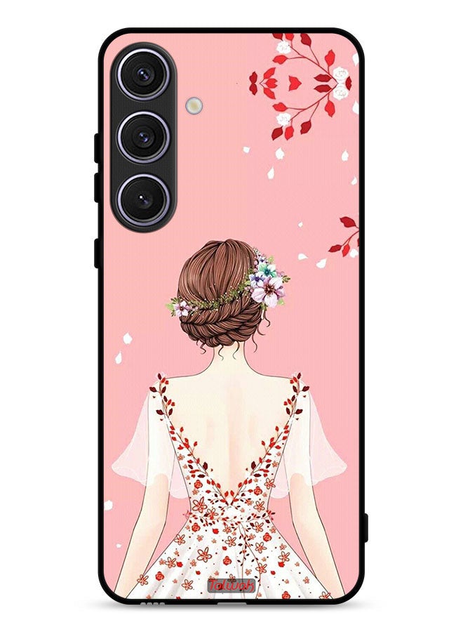 Tolwak Samsung Galaxy S25 FE Protective Case Cover Standing Girl Art - Image 1