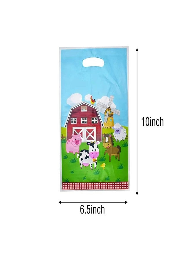 ALLPICK 30PCS Farm Animals Treat Candy Bags Goodie Bags Party Favors Bags Gift Bags for Kids Birthday Farm Animals Themed Party Decorations - Image 3