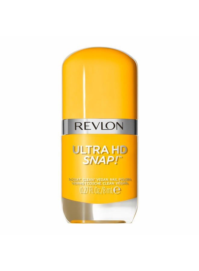 Revlon طلاء أظافر فائق الوضوح، لامع طبيعي غني، تركيبة نباتية 100%، لا حاجة لطبقة أساسية أو علوية، 010 ماريغولد مافن، 0.27 أونصة سائلة - Image 1