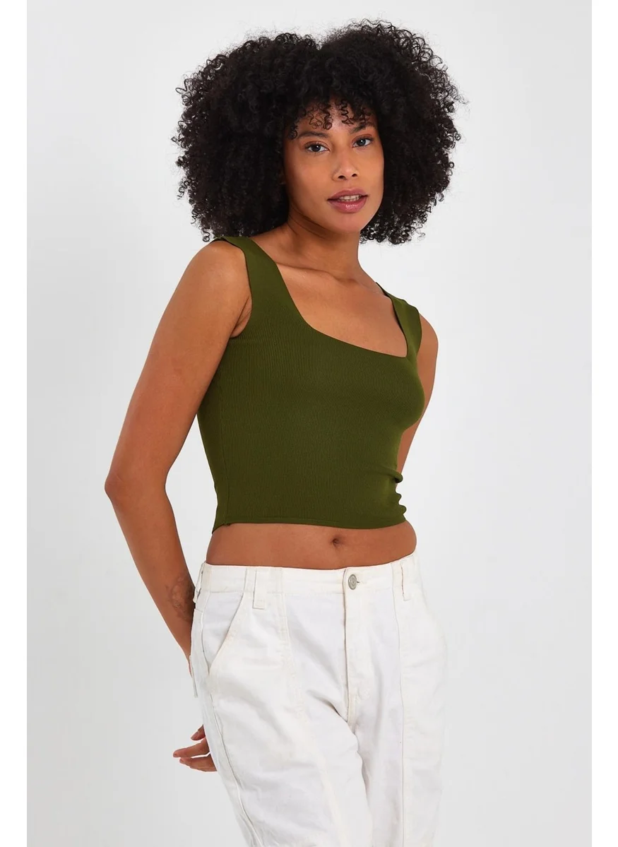 الكسندر جاردي Square Neck Crop Undershirt (A90779-S)