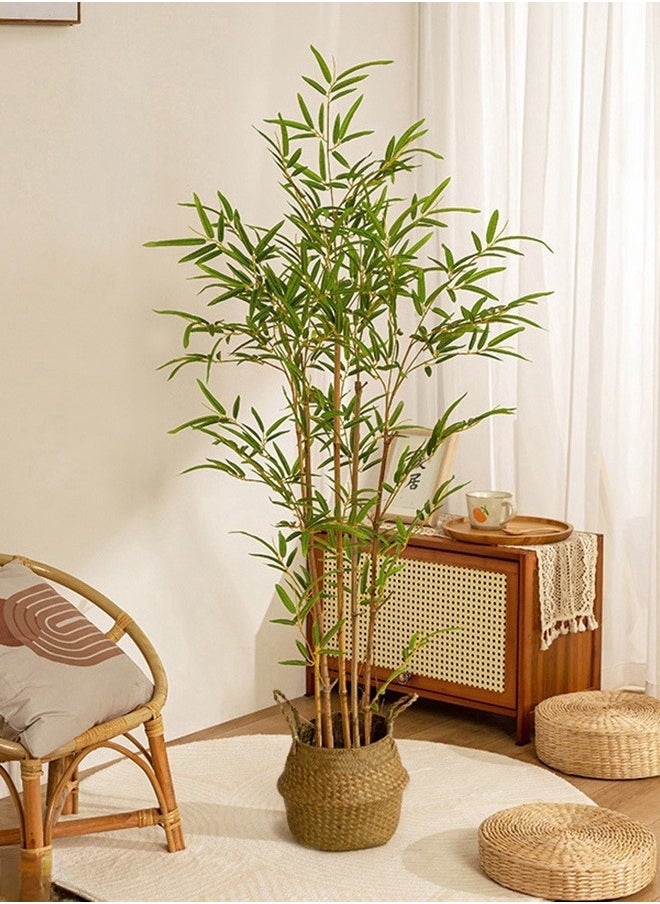Brinaoki Artificial Bamboo Tree 120cm, Faux Plant 7 Trunks Bamboo, Artificial Plant Fake Bamboo Tree 1.2m for Home Office Indoor Outdoor Decor  - Image 1