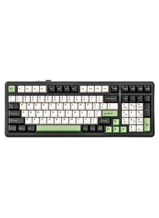 AULA F99 Customized Mechanical Keyboard 99 keys The 3 Mode Hot-swap Gasket Structure 8000mAh Battery (Black+Green) - pzsku/Z4C1B0DB85664DAFCE636Z/45/_/1733039050/cf660df9-cea9-4cff-8fed-de54a5c96fc3
