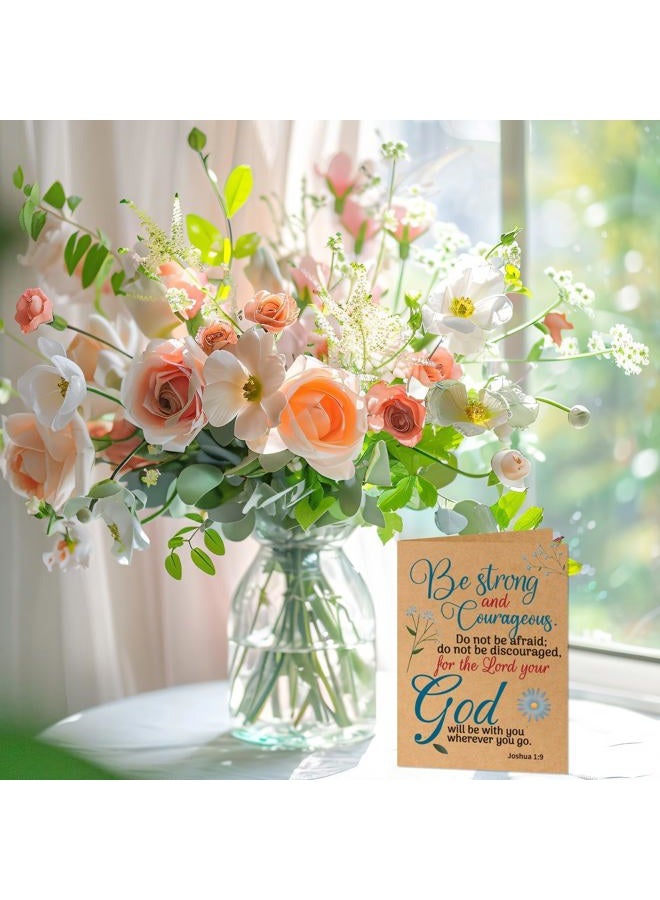 WorldBazaar Christian Greeting Cards 24 Pack Religious Cards with Bible Verse Bulk Motivational Encouragement Card Envelopes Scripture Inspirational All Occasion Cards Assortment Kraft - Image 5
