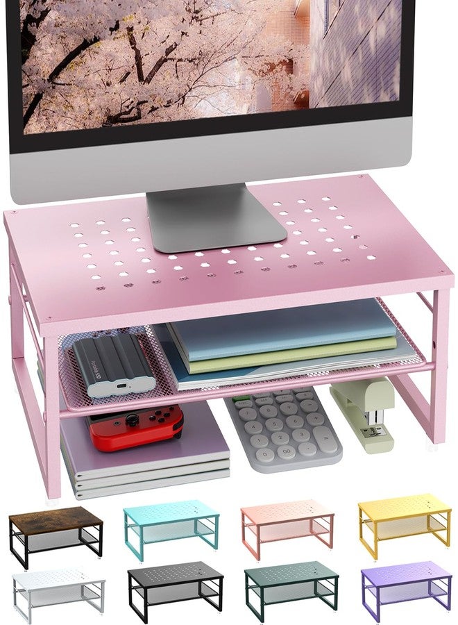 gianotter Gianotter 2-tier Metal Monitor Stand Riser Z4C1B25E9591938C6E802Z