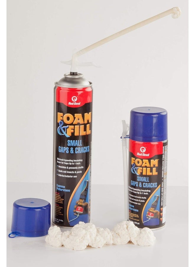 Red Devil Red 0913 Foam And Fill Small Gaps And Cracks Expanding Polyurethane Sealant 12 Oz Off-White Pack Of 1  - Image 1