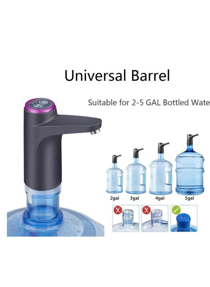 ELTRAZONE Water Bottle Pump,Water Pump for 5 Gallon Bottle,USB Charging Bottle Water Pump, Automatic Drinking Water Pump for Universal 3-5 Gallon Bottle,Portable Water Dispenser For Home Office - Image 3