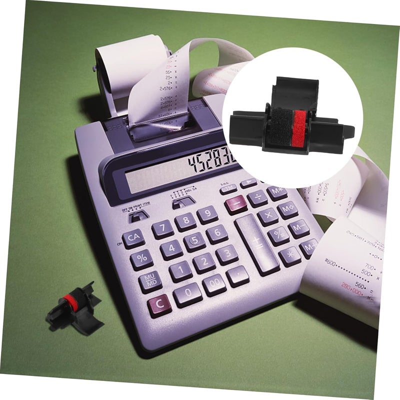 Lurrose 5pcs Ink Roller for - Calculator Stylish Dual Ink Wheels for Smooth Printing Easy Installation Design - Image 4