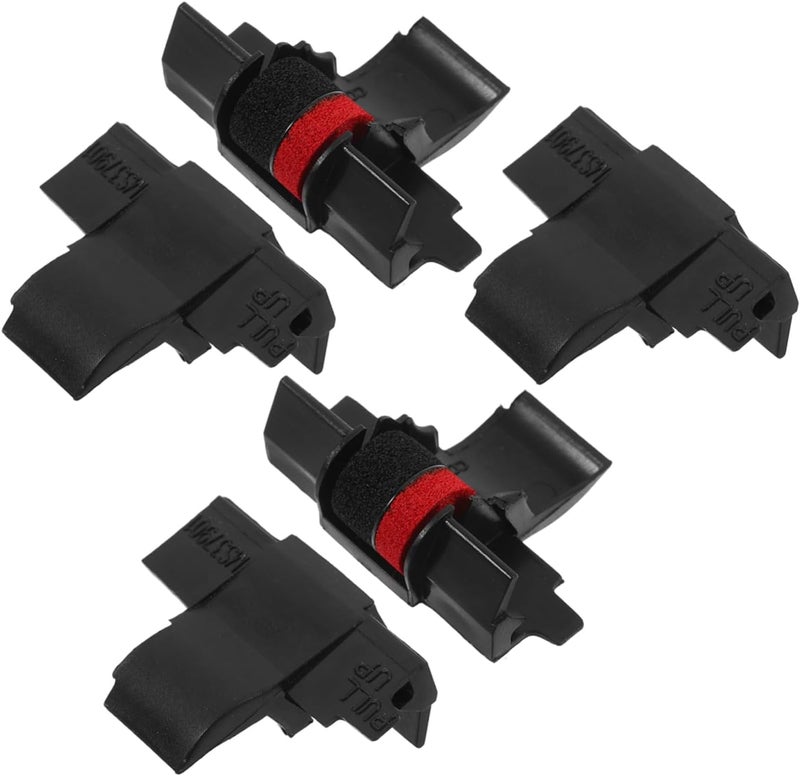Lurrose 5pcs Ink Roller for - Calculator Stylish Dual Ink Wheels for Smooth Printing Easy Installation Design - Image 1