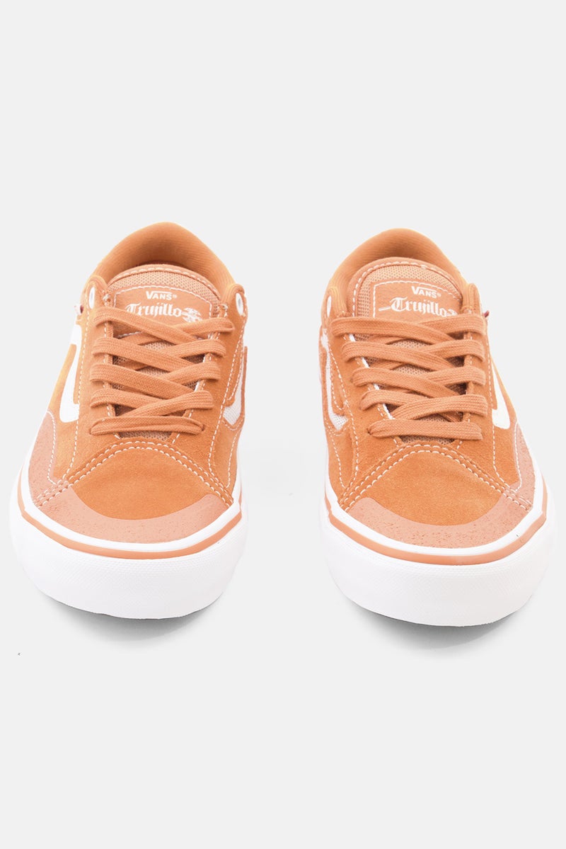 VANS Kids Boy Tnt Advanced Prototype Lace Up Skate Shoe, Rust Orange - Image 4