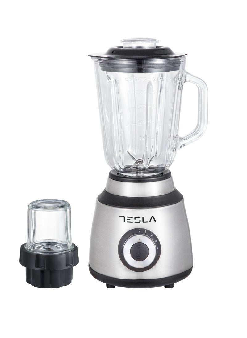 تسلا خلاط تسلا 600 وات استالس 1.6 لتر سلفر TSL-BL200