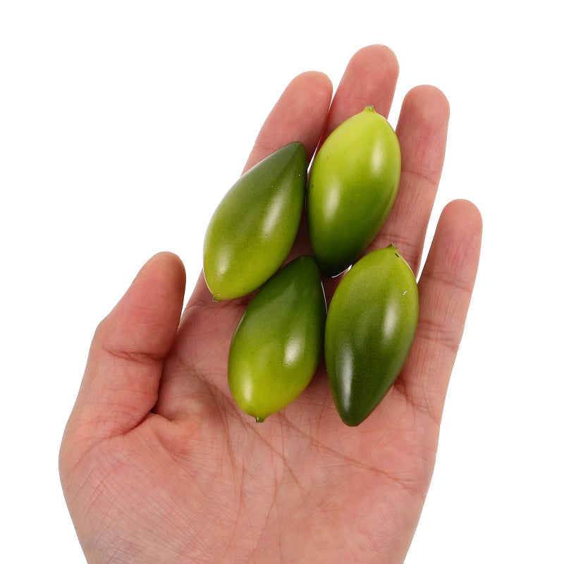 20Pcs Artificial Olive Decor Lifelike Fake Fruit Kitchen Home Farmhouse Restaurant Party Props - Image 5