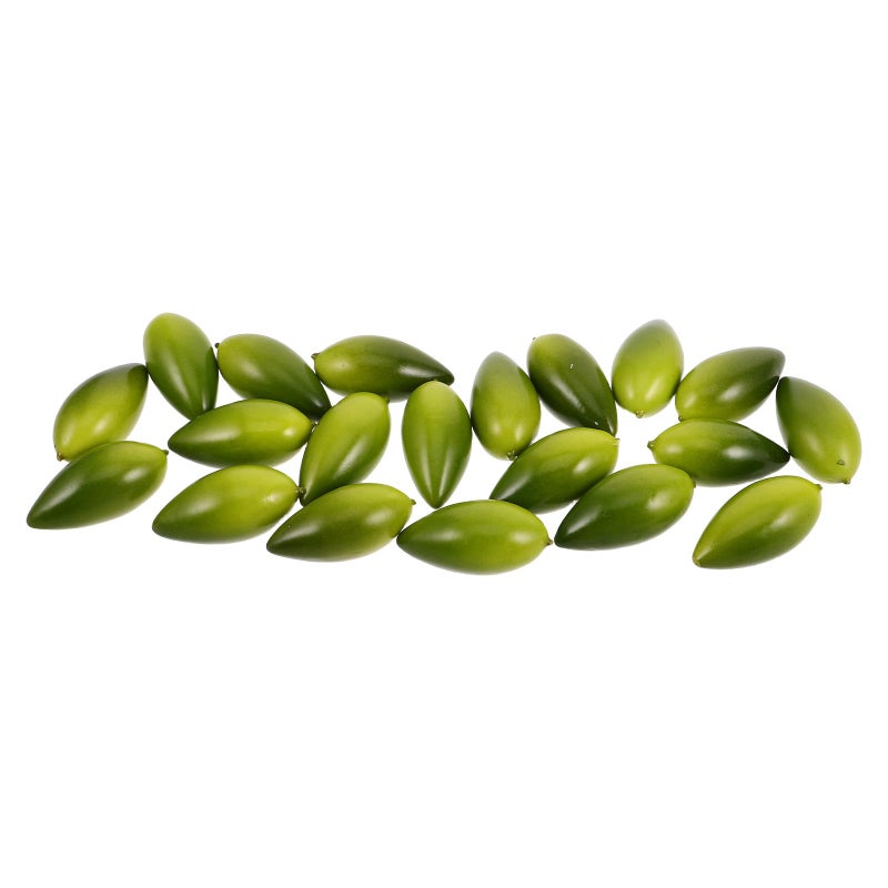 20Pcs Artificial Olive Decor Lifelike Fake Fruit Kitchen Home Farmhouse Restaurant Party Props - Image 2