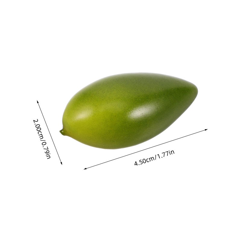 20Pcs Artificial Olive Decor Lifelike Fake Fruit Kitchen Home Farmhouse Restaurant Party Props - Image 3