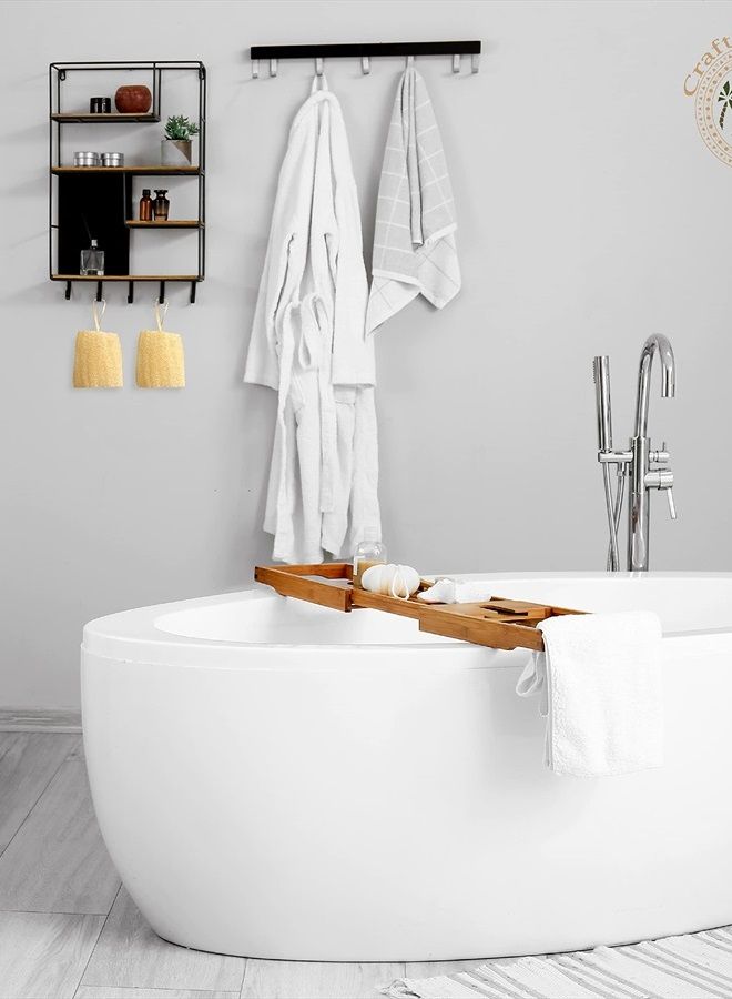 CraftsOfEgypt Egyptian Natural Loofah Sponge Exfoliating Body Scrubber - Our Bath Loofahs Provide a Refreshingly Deep Clean to Your Face & Body - These Luffa Sponges Are Skin-Friendly & Vegan - 6 x 6 Inches, 3 Pack - Image 3