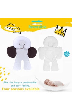 Rightsure Baby Stroller Pad, Washable Soft Baby Car Seat Cushion, Double-Sided Usable Baby Head Pillow Neck Support Cushion for Newborns  - Image 3