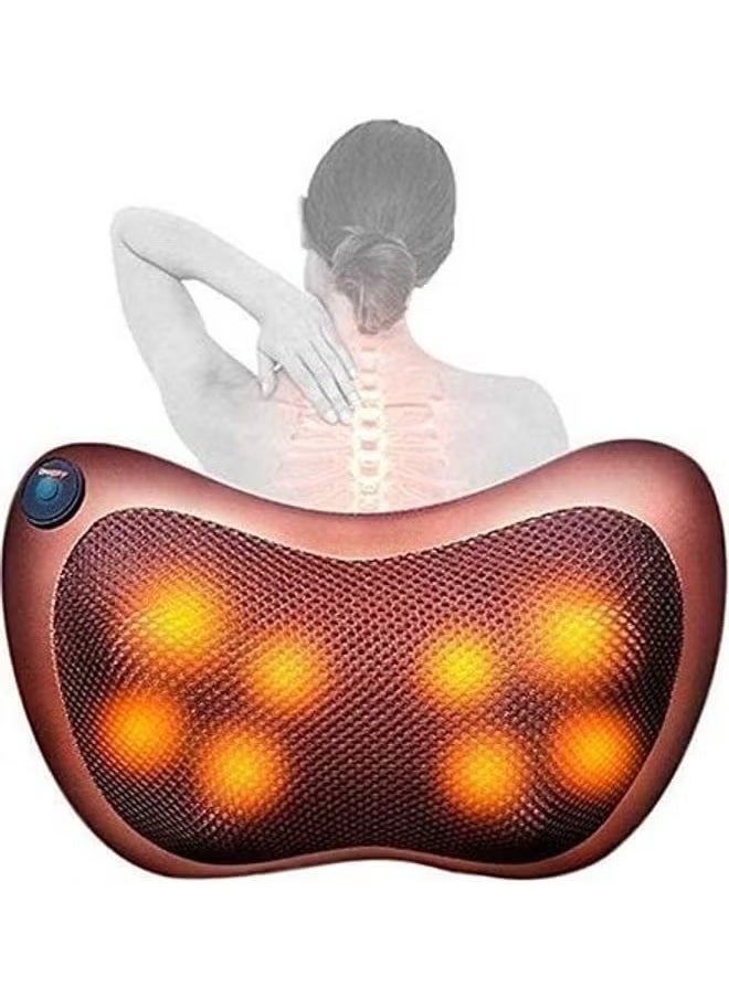 BORTONY 8 Roller Neck Back Shoulder Car & Home Pain Relief Pillow Massager  - Image 1