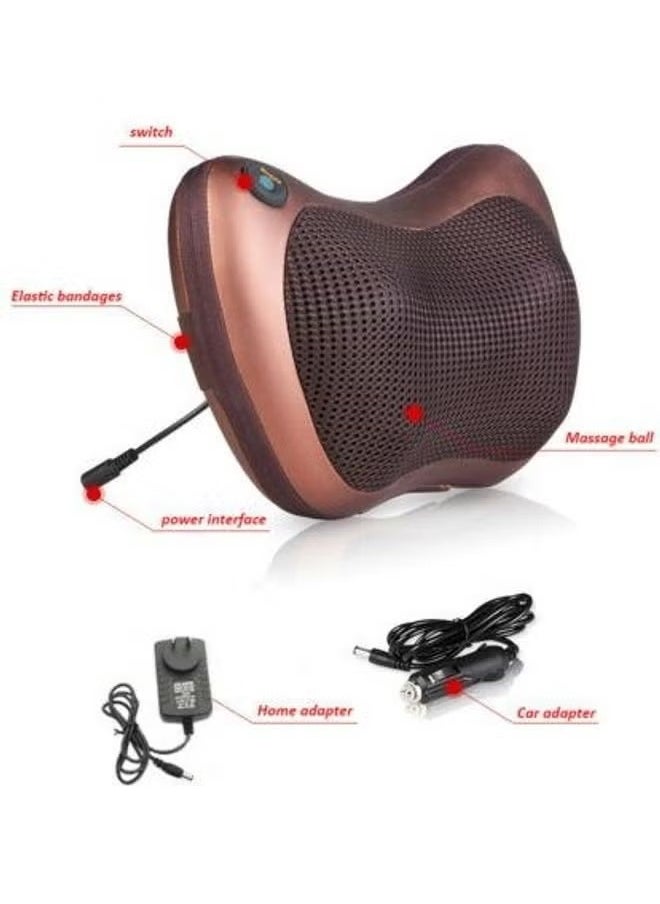 BORTONY 8 Roller Neck Back Shoulder Car & Home Pain Relief Pillow Massager  - Image 2