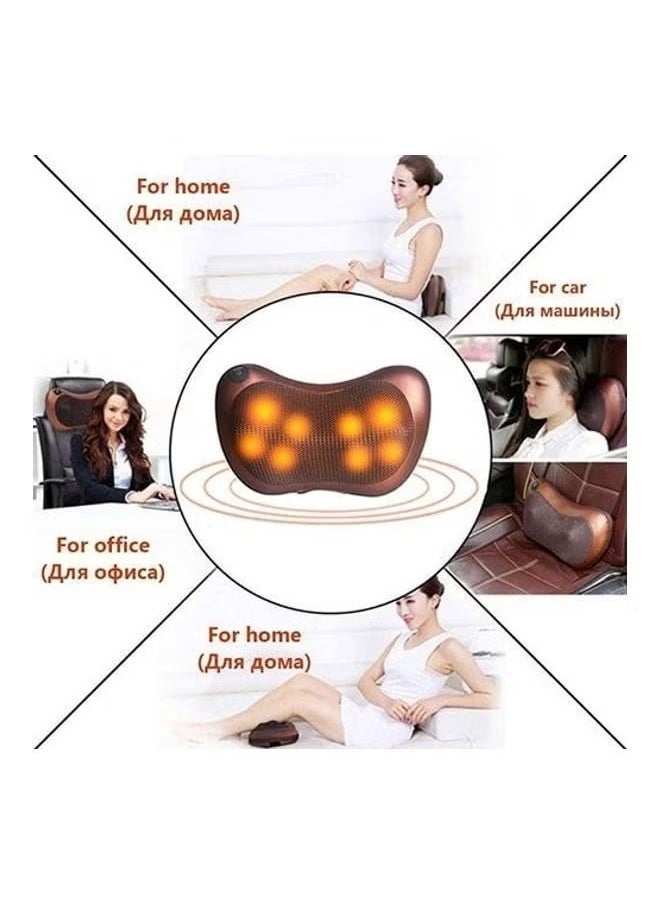BORTONY 8 Roller Neck Back Shoulder Car & Home Pain Relief Pillow Massager  - Image 5