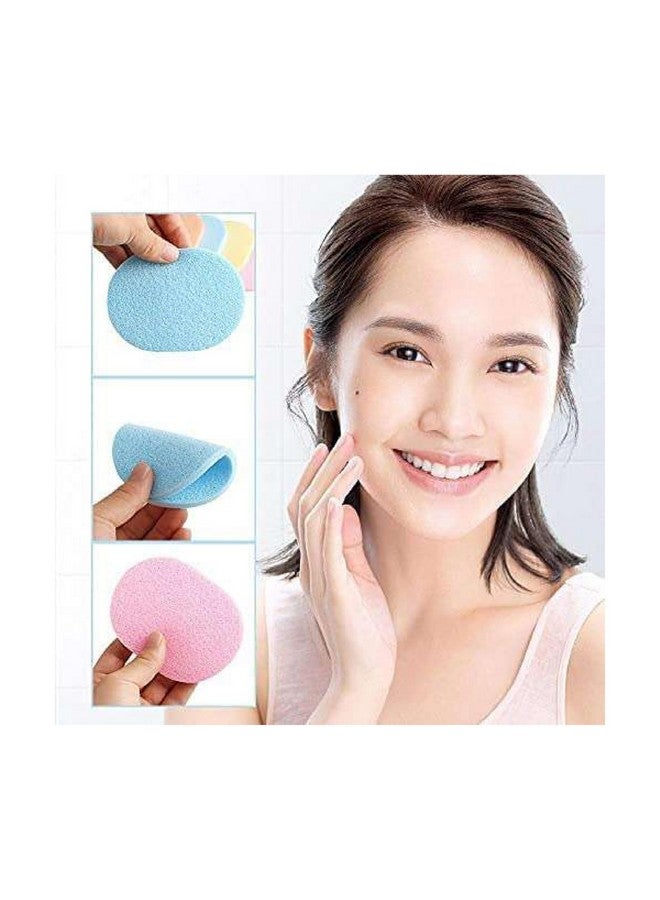 Angelie Exfoliating Facial Sponge, Makeup Washing Pad Deep Cleansing Sponge (Pack of 2) - Image 2