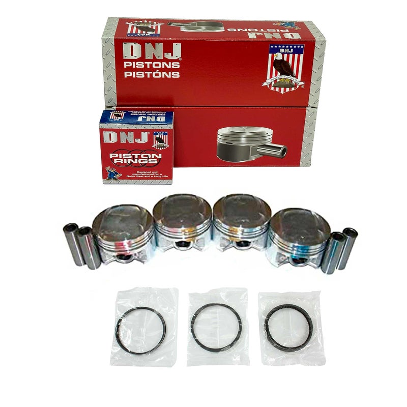 DNJ PRK297 Piston and Ring Kit For 19962000 Honda Civic Civic del Sol 16L L4 SOHC 16V Naturally Aspirated D16Y5D16Y8