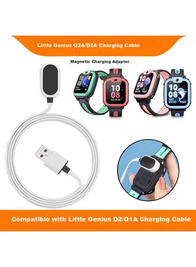 Win Potential Yingqian Compatible Charging Cable For Xiaotiancai Watch, Q1r(w2127ac)/q2a(w2223bc)/d3(w2028ac)/d2(w1923ac, Children's Phone Watch Magnetic Charger - Image 1