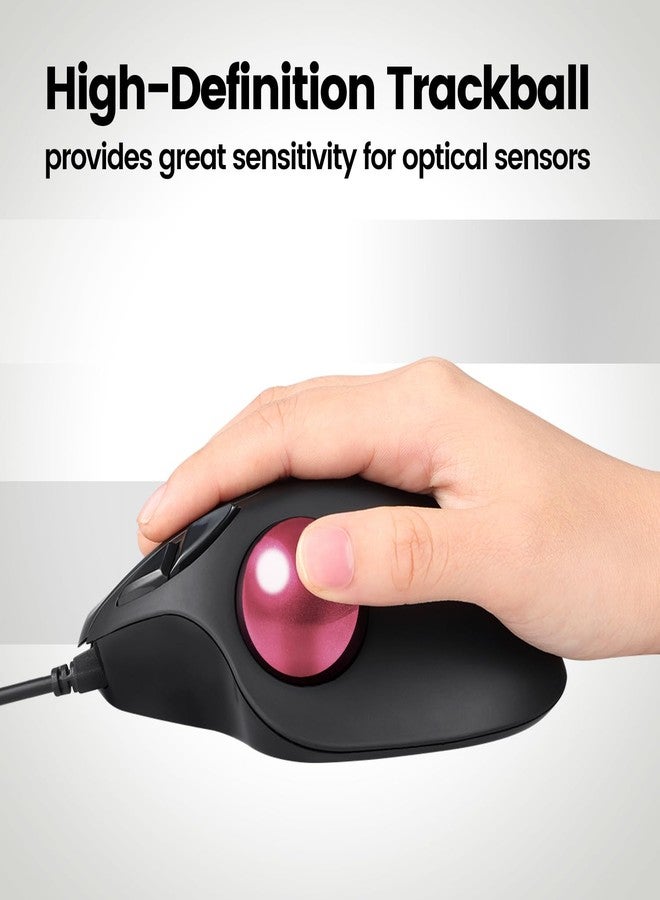 Perixx PERIPRO-303 1.34 Inches Trackball - Replacement Ball for M570, PERIMICE-517/520/717/720, and Other Compatible Trackball Mouse (Pink) - Image 5
