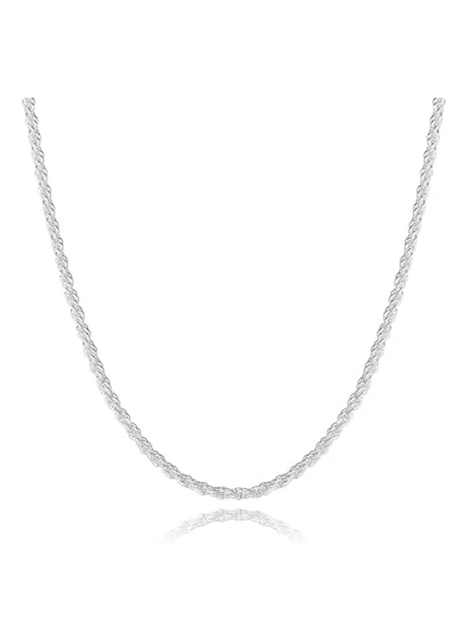 Generic - 925 Sterling Silver Clasp Rope Chain - Image 1