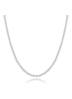 925 Sterling Silver Clasp Rope Chain