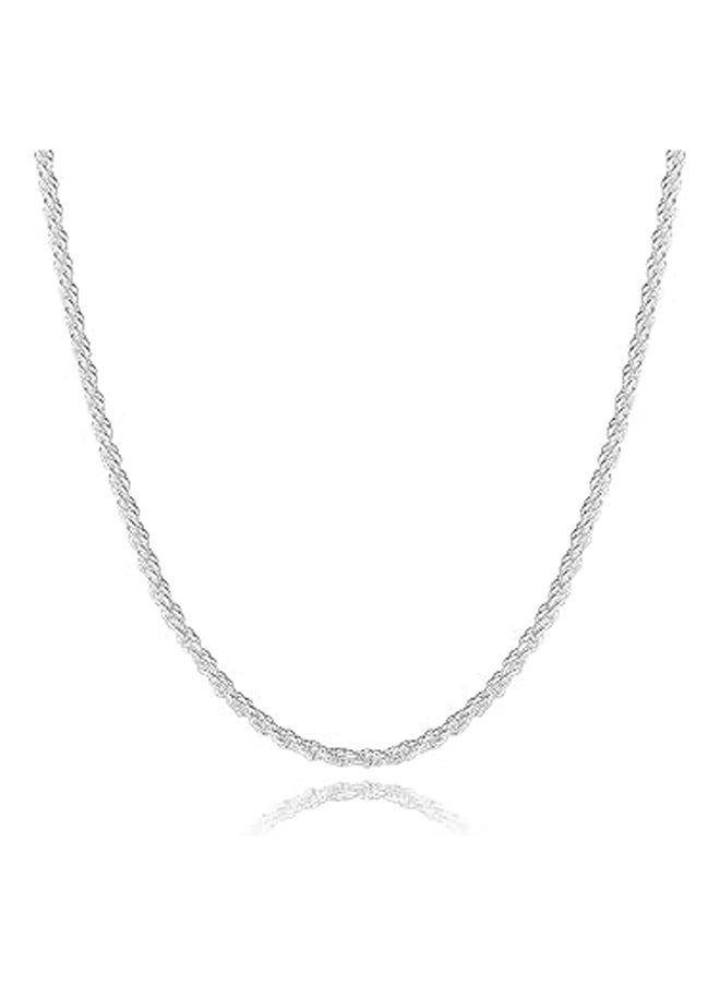 Generic - 925 Sterling Silver Clasp Rope Chain - Image 1