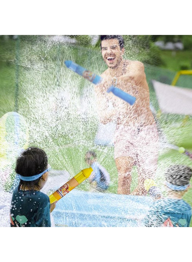 animefindr 2pcs Water Fireworks Toys Firework Water Gun 44cm Toy Splash Spray Squirt Water Toy Gun Outdoor Water Spray Sprinkler Push Water Gun Water Play Sprinkler Outdoor Activities Pool Game - Image 3