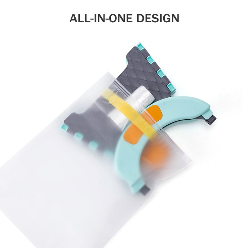 Foldable Toilet Trainer Kids Travel Potty Toilet Seat Baby Potty Seat with Splash Guard 30 Plastic Bags Storage Bag Portable Potty Training Seat for Home Travel On-The-Go Indoor Outdoor - Image 2
