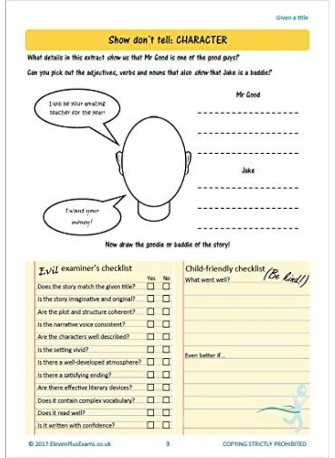 11+ Essentials Creative Writing Examples Book 1 - Image 5