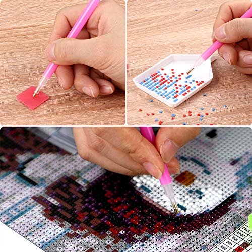FEBSNOW 6PCS Plastic Diamond Art Painting Bead Sorting Trays (3.8 x 2.2 Inches), Accessories and Tools for DIY Crafts - Image 4