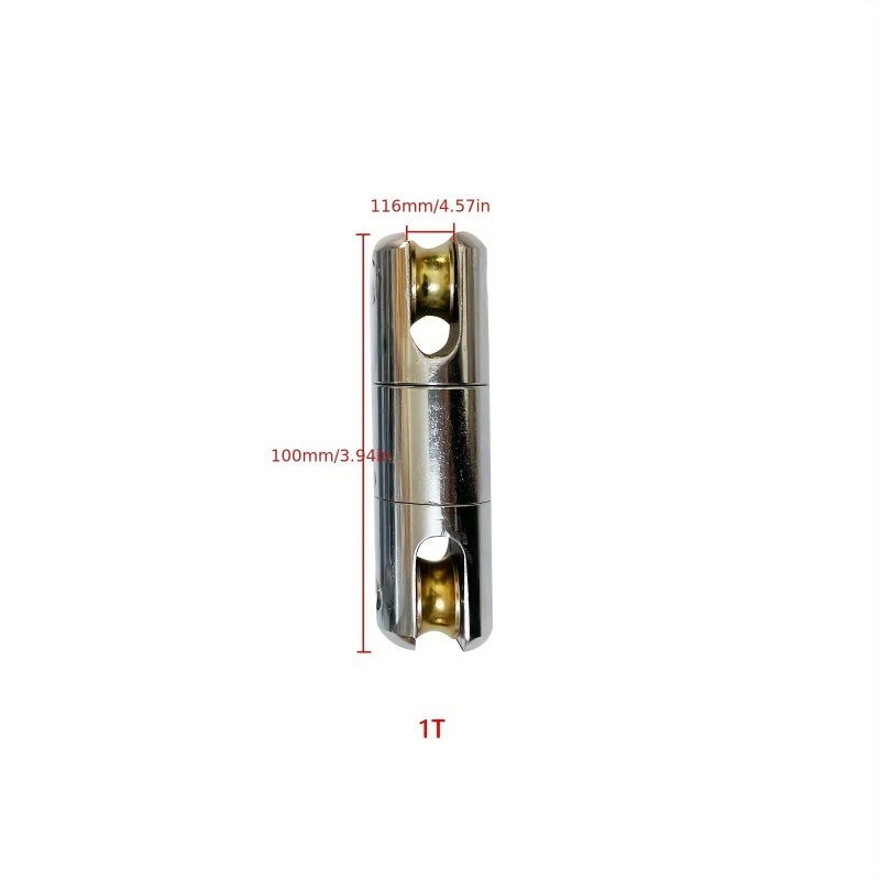 م connector دوار فولاذي عالي القوة 5 طن لسحب الكابلات مع دوران 360 درجة لمنع التشابك - Image 3