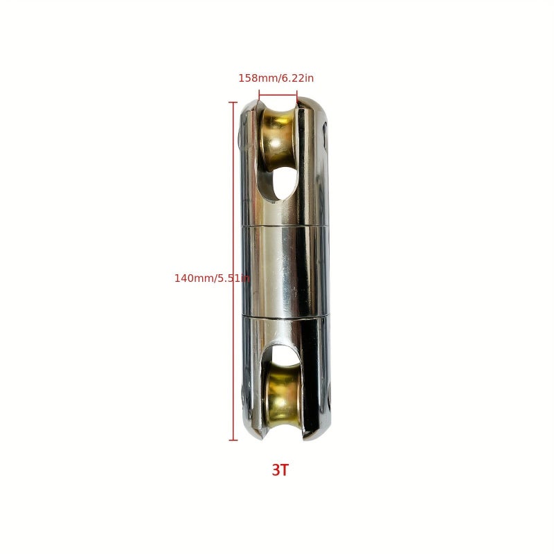 م connector دوار فولاذي عالي القوة 5 طن لسحب الكابلات مع دوران 360 درجة لمنع التشابك - Image 5