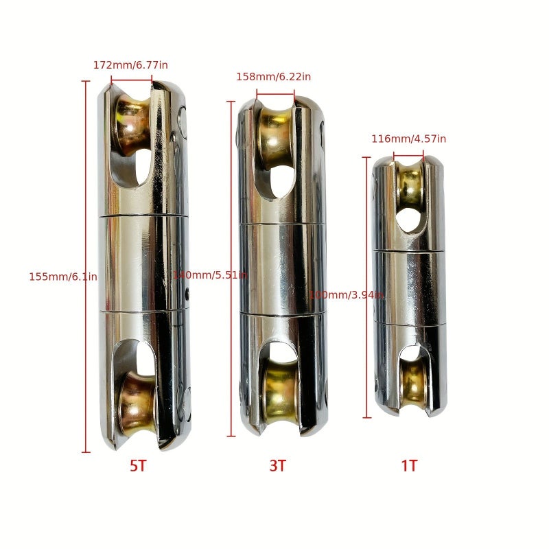 م connector دوار فولاذي عالي القوة 5 طن لسحب الكابلات مع دوران 360 درجة لمنع التشابك - Image 2
