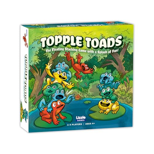 The Uzzle Topple Toads Fun Competitive Stacking Game Engaging Balance Board Game Endless Laughter Excitement 24 Players - Image 1