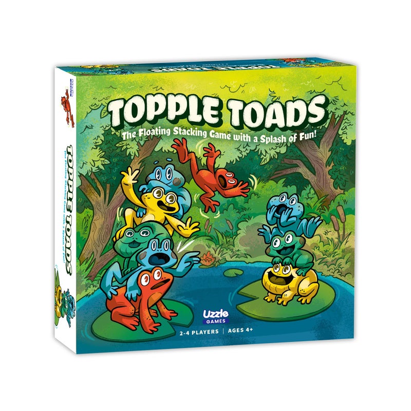The Uzzle Topple Toads Fun Competitive Stacking Game Engaging Balance Board Game Endless Laughter Excitement 24 Players - Image 3