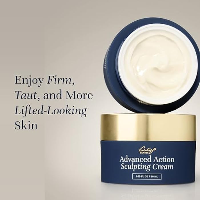 City Beauty Advanced Action Sculpting Cream - Solution for Saggy Jawline, Drooping Face, and Neck Wrinkles - Firming Cream for Loose, Sagging Skin - Image 5